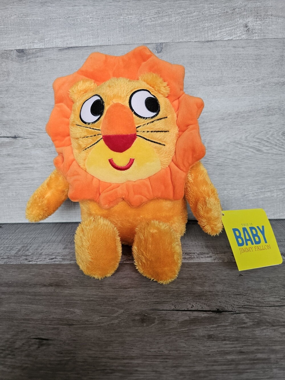 Kohl's Cares Jimmy Fallon Baby Book Character Orange Lion Plush 11" Stuffed New
